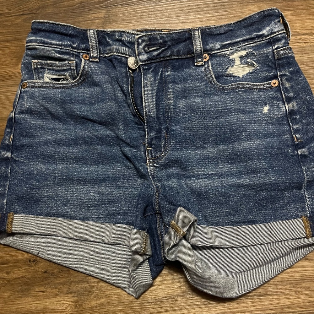 Blue denim American eagle shorts size small